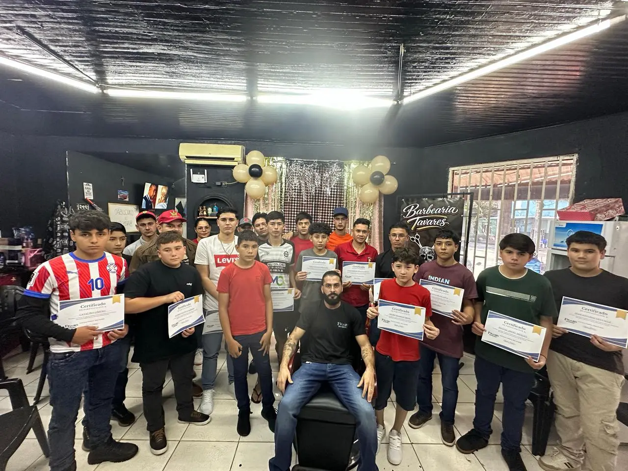 Egresados de barbería